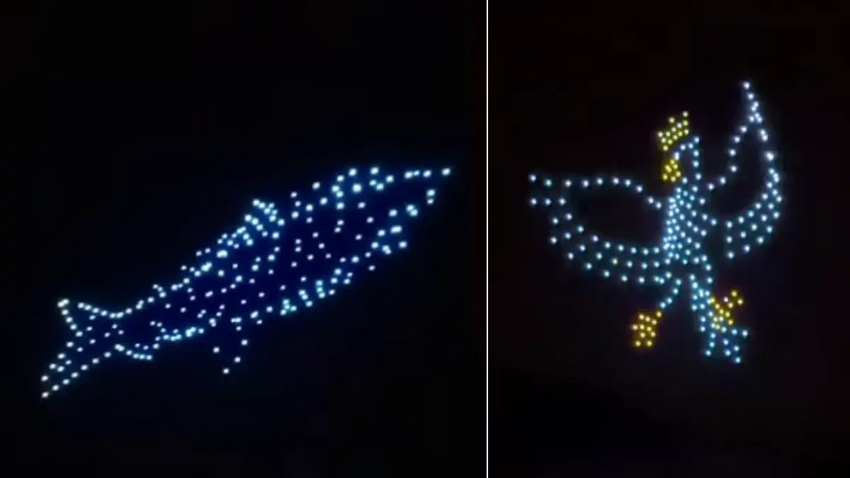 drone show sardina lago d iseo