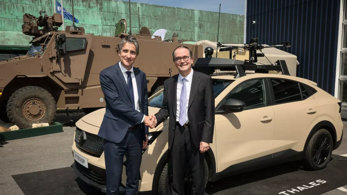 partnership renault thales droni militari