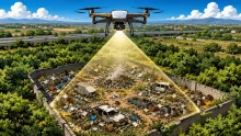 sardegna drone scopre discarica abusiva
