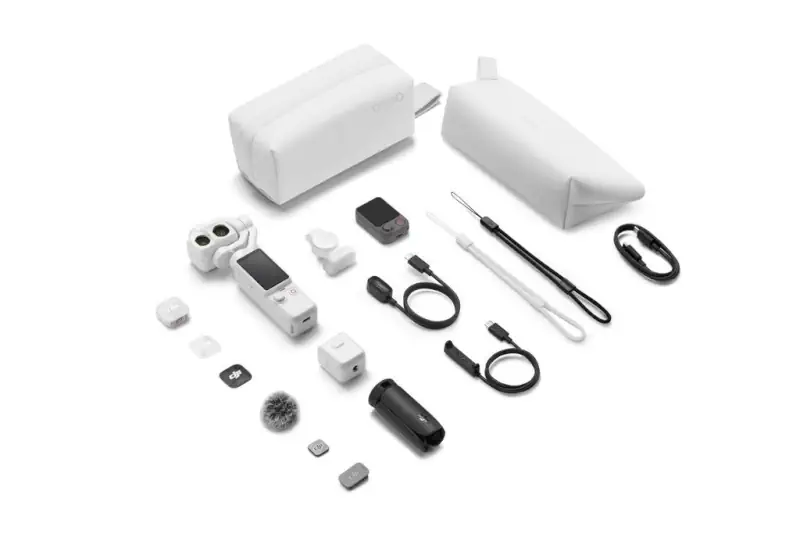 dji osmo pocket 4p pearl white version combo