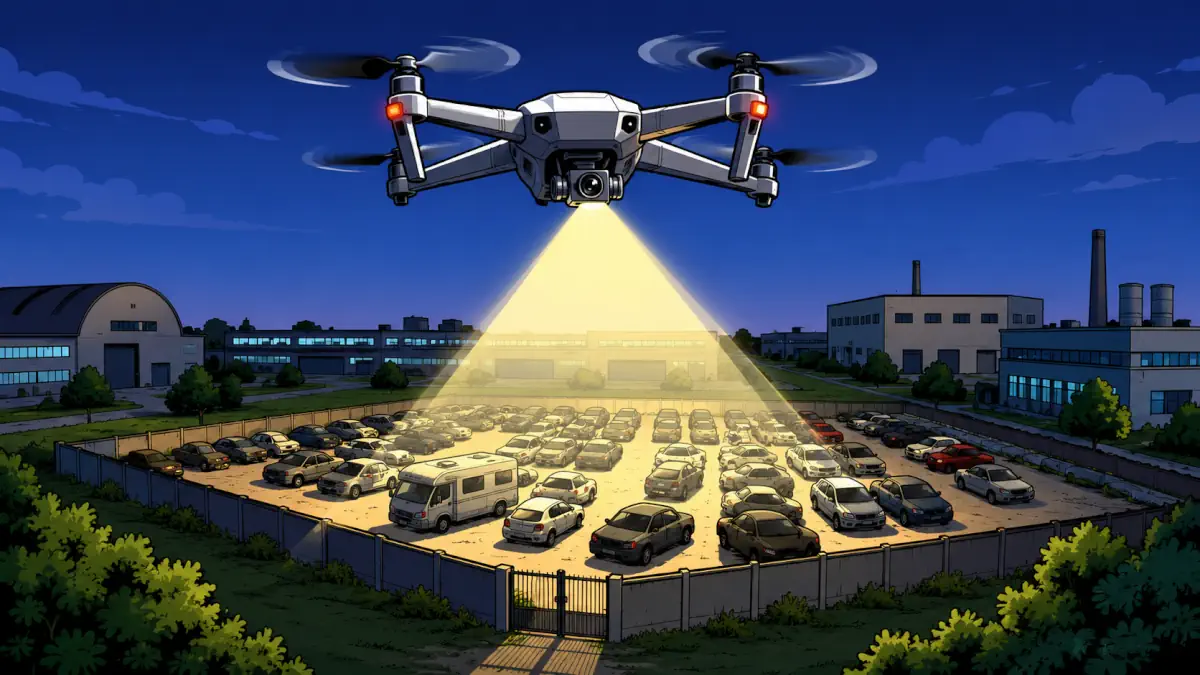 mantova drone polizia locale scova deposito abusivo di auto usate