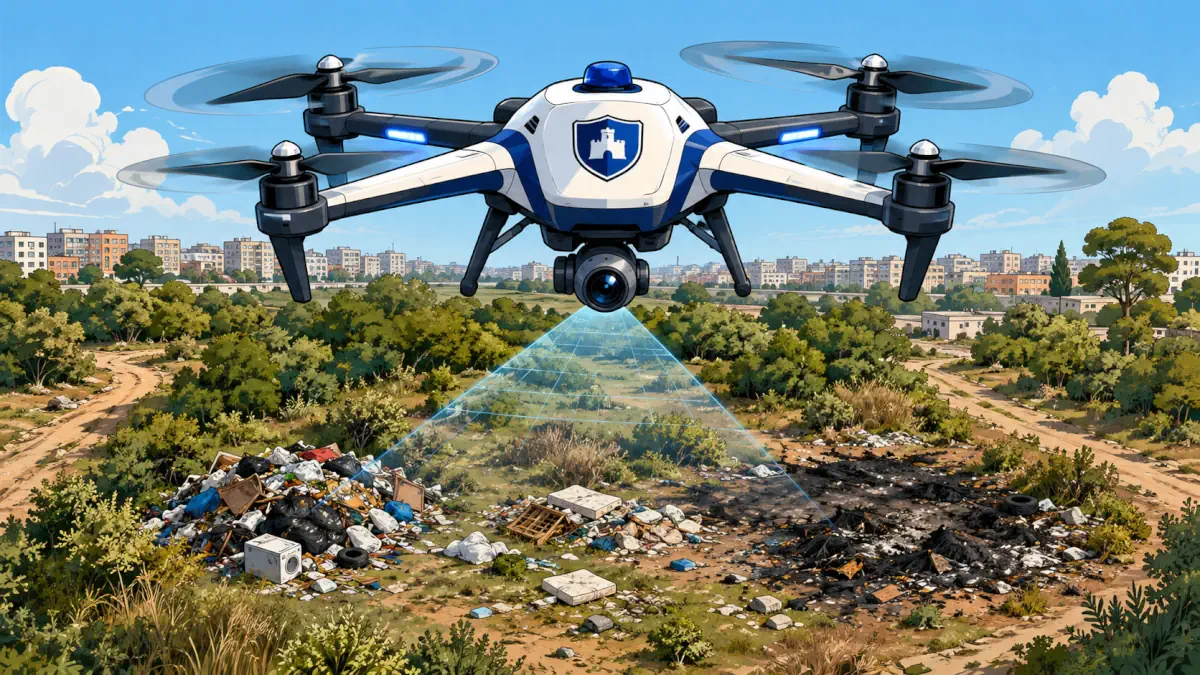 Droni contro roghi e discariche abusive a Bari intensificati i controlli della Polizia Locale
