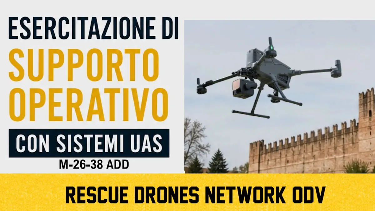 esercitazione settembre 2026 cittadella rescue drones network