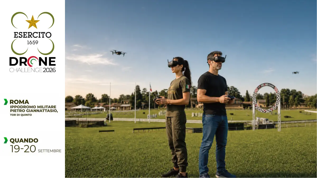 esercito 1659 drone challenge ippodromo tor di quinto roma 20 e 21 settembre