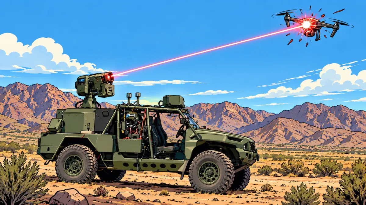 usa nuovo laser elimina i droni al confine col messico