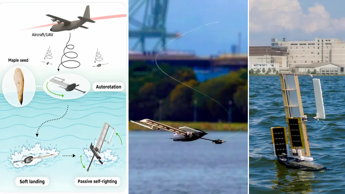 albatross drone marino lanciato da aereo