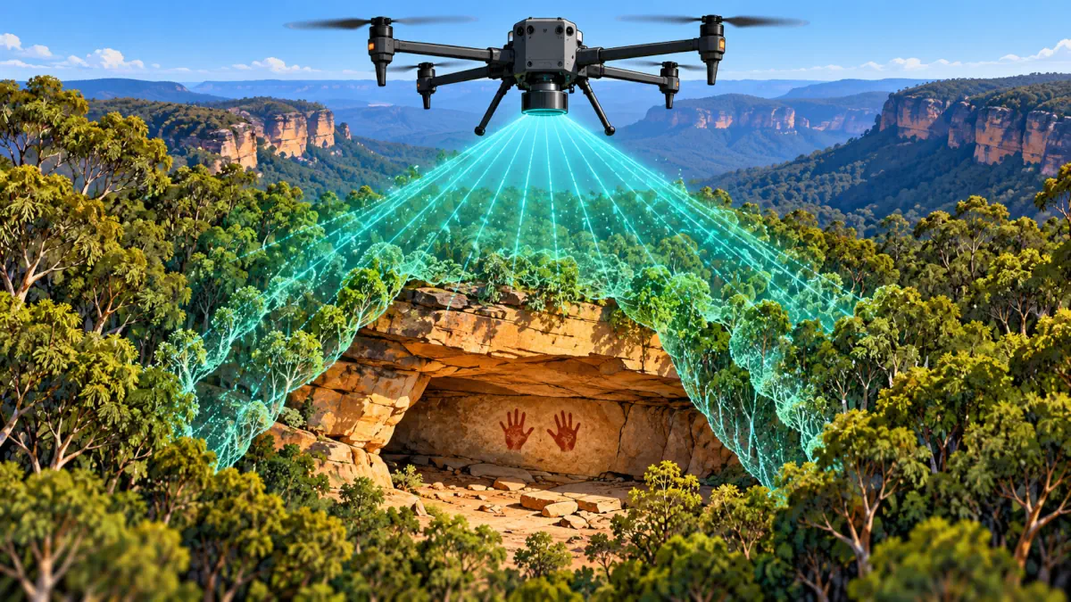 archeologi australia usano drone per localizzare siti