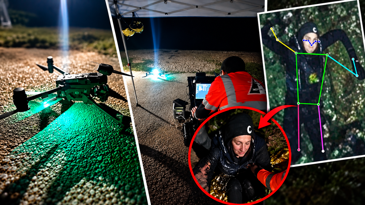 simulazione salvataggio sub con drone termocamera NOA