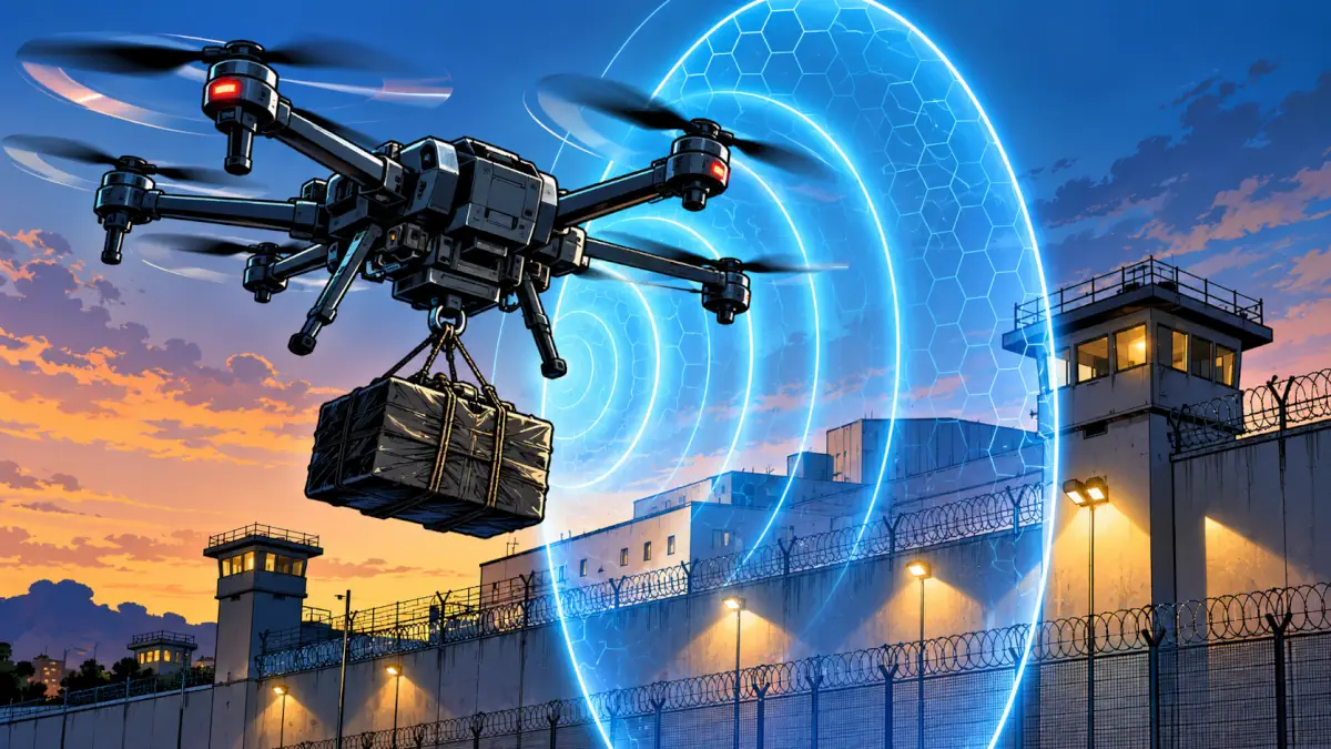 drone da 10 mila euro consegna droga carcere di napoli