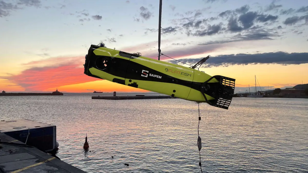 il drone flatfish di saipem
